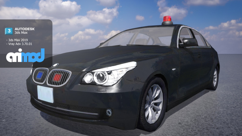 TW Vice Car 001 Modello 3D .c4d .max .obj .3ds .fbx .stl .blend