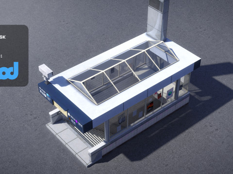 Shibuya Station Entrance Modelo 3D