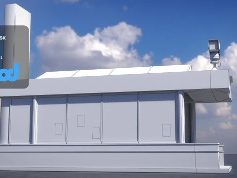 Shibuya Station Entrance 3D Model