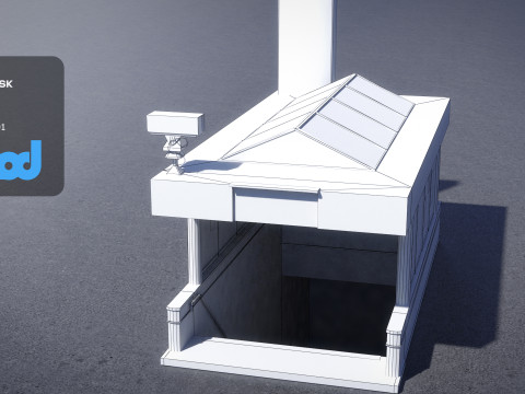 Shibuya Station Entrance Modelo 3D
