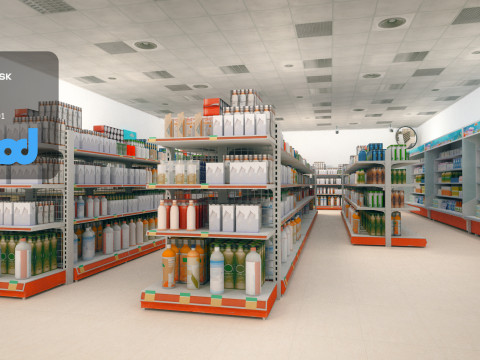 Convenience Store 0001 3D मॉडल