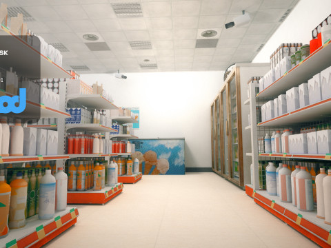 Convenience Store 0001 3D मॉडल