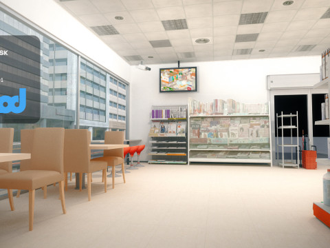 Convenience Store 0001 3D मॉडल
