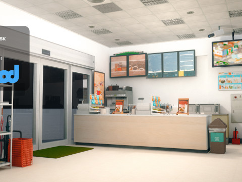 Convenience Store 0001 3D मॉडल
