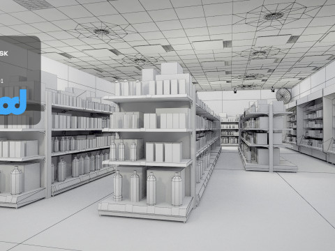 Convenience Store 0001 3D मॉडल
