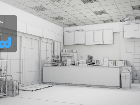Convenience Store 0001 3D मॉडल