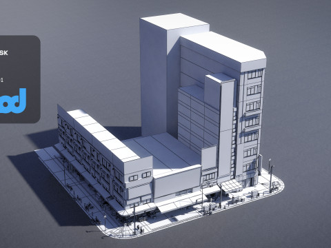 JapaneseStreetscapeAkihabara0001 Modelo 3D
