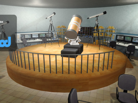 Observatory 001 3D 模型