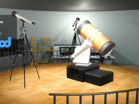 Observatory 001 3D 모델