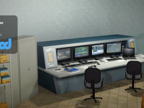 Observatory 001 3D 모델