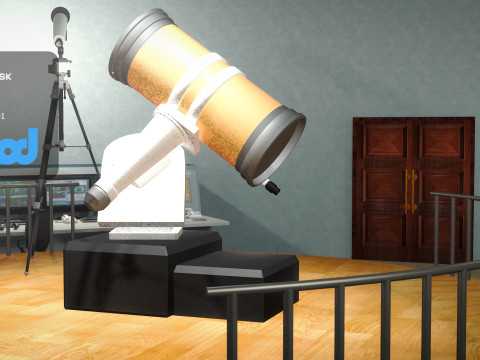 Observatory 001 3D 모델