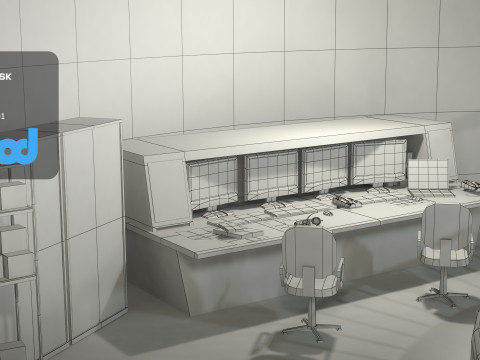 Observatory 001 3D 모델