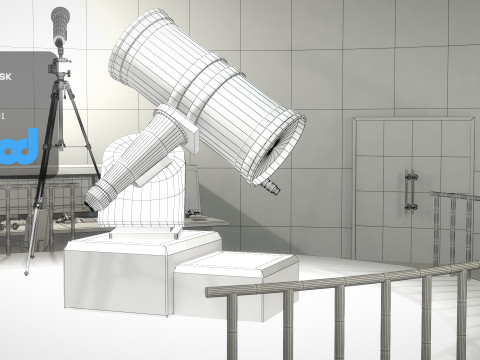 Observatory 001 3D 모델