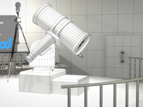 Observatory 001 3D Model
