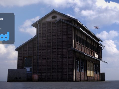 Japanese Style House 0017 Modelo 3D