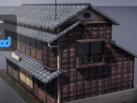 Japanese Style House 0017 Modelo 3D
