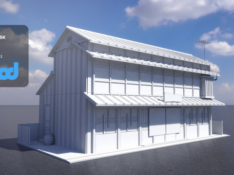 Japanese Style House 0017 Modelo 3D