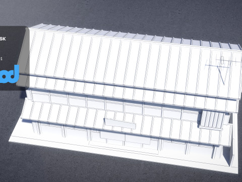 Japanese Style House 0017 Modelo 3D