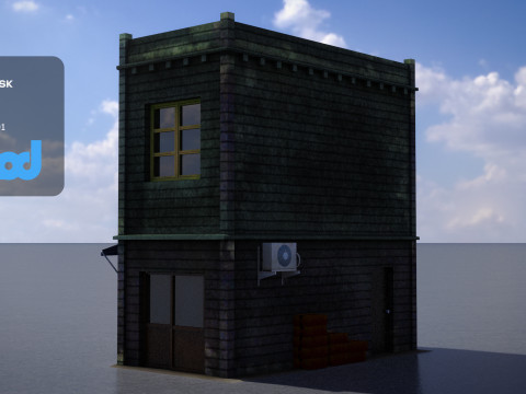 Japanese Style House 0008 Modèle 3D