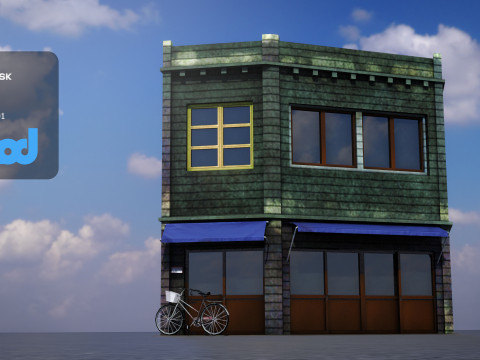 Japanese Style House 0008 Modèle 3D