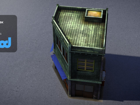 Japanese Style House 0008 Modèle 3D