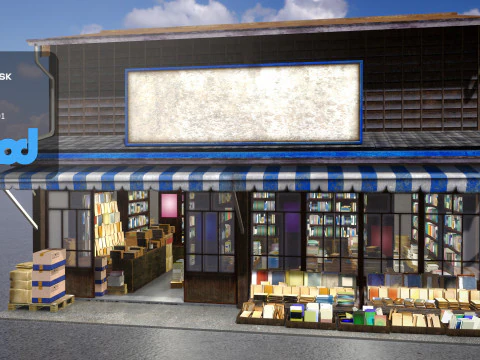 Japanese Style House 0010 3D Model