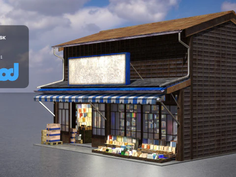Japanese Style House 0010 3D Model