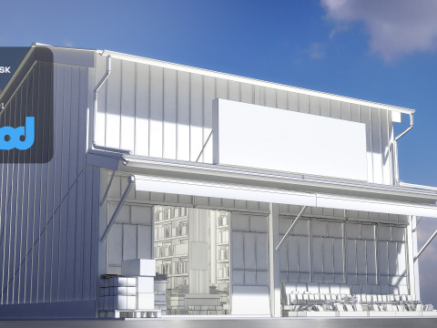 Japanese Style House 0010 3D-Modell