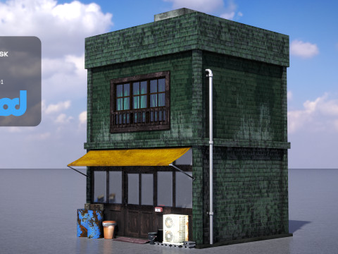 Japanese Style House 0020 3D Model