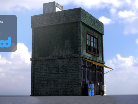 Japanese Style House 0020 3D Model