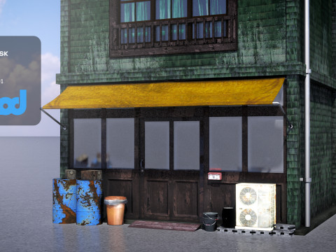 Japanese Style House 0020 3D Model