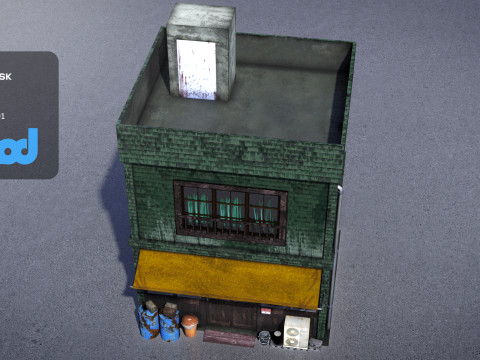 Japanese Style House 0020 3D Model
