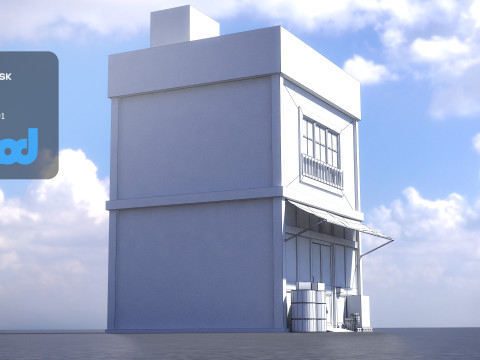 Japanese Style House 0020 3D Model