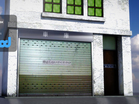 Japanese Style House 0001 3D Модель