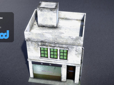 Japanese Style House 0001 3D Модель