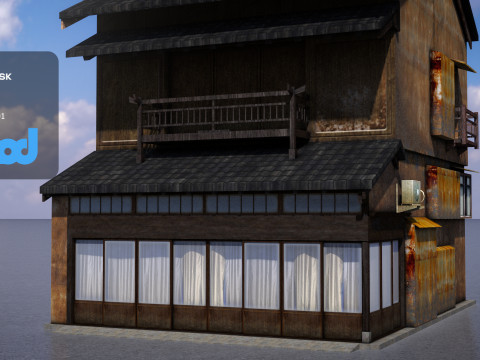 Japanese Style House 0014 3D मॉडल