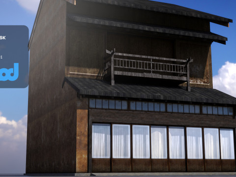 Japanese Style House 0014 3D मॉडल