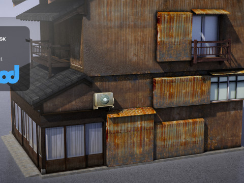 Japanese Style House 0014 3D मॉडल