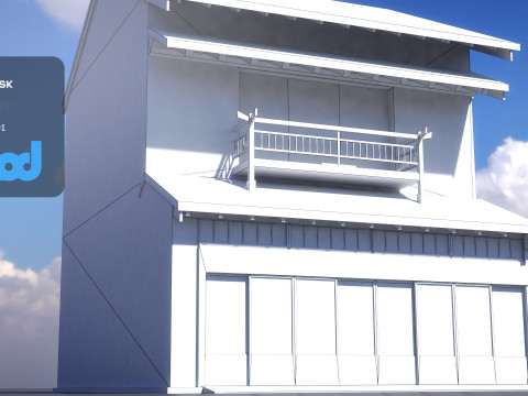 Japanese Style House 0014 3D मॉडल
