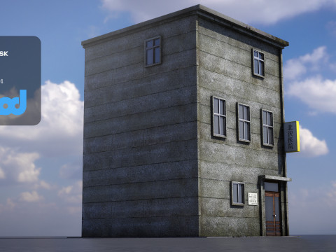 Japanese Style House 0006 3D 모델