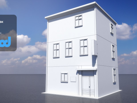 Japanese Style House 0006 3D 모델