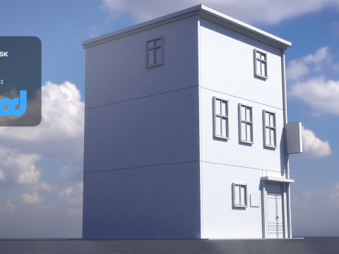 Japanese Style House 0006 3D 모델