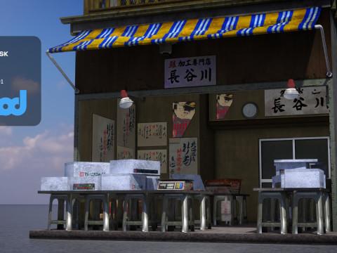 Japanese Style House 0031 3D Model