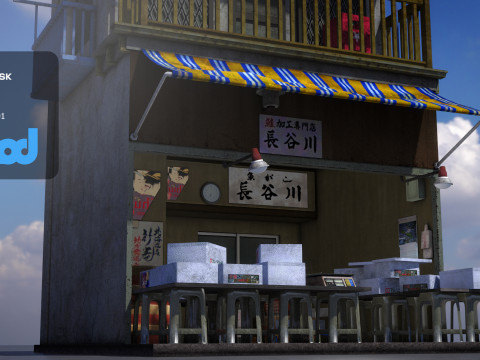 Japanese Style House 0031 3D Model