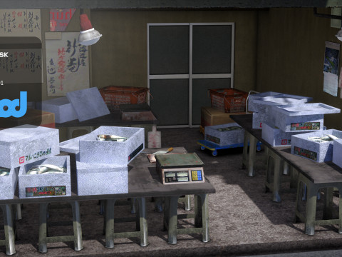Japanese Style House 0031 3D Model