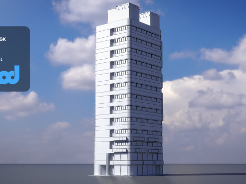 Japanese Building 0002 Modello 3D