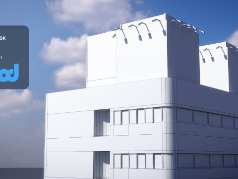 Japanese Building 0002 Modello 3D