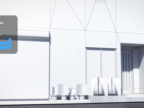Japanese Building 0007 3D Model