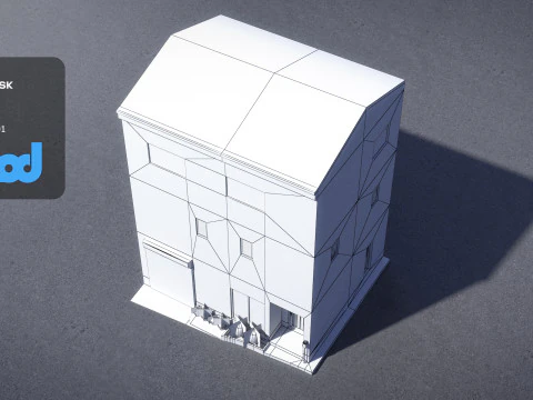 Japanese Building 0007 3D Model