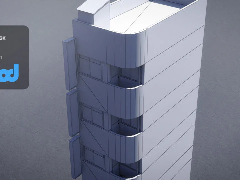Japanese Building 0004 3D Model